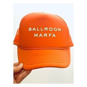 Ballroom Marfa Orange Trucker Hat